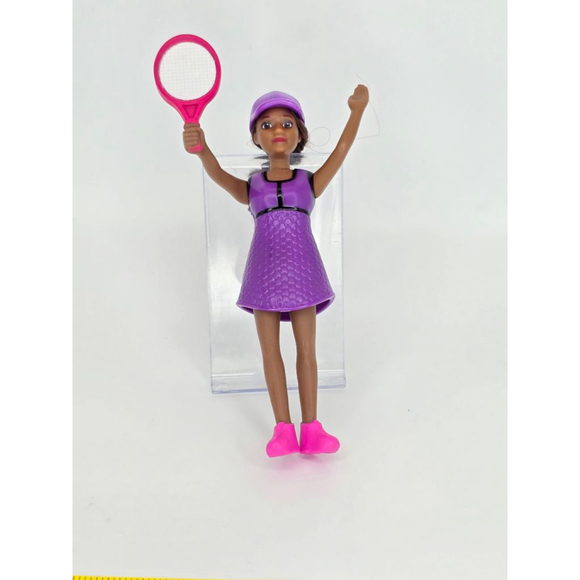 Girls Mattel Tennis Doll & Accessories One Size Purple Pink - Picture 3 of 5